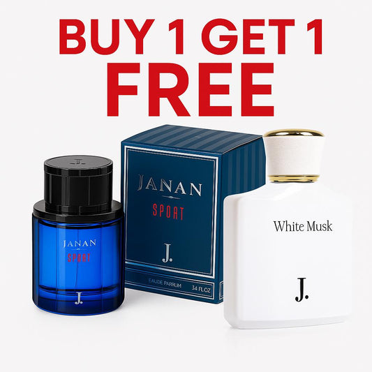 Pack Of 2 Janan Sports & White Musk